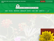 Tablet Screenshot of botanical-park.gr